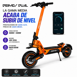 Ecoxtrem Deimos Dual Naranja | Madridrueda