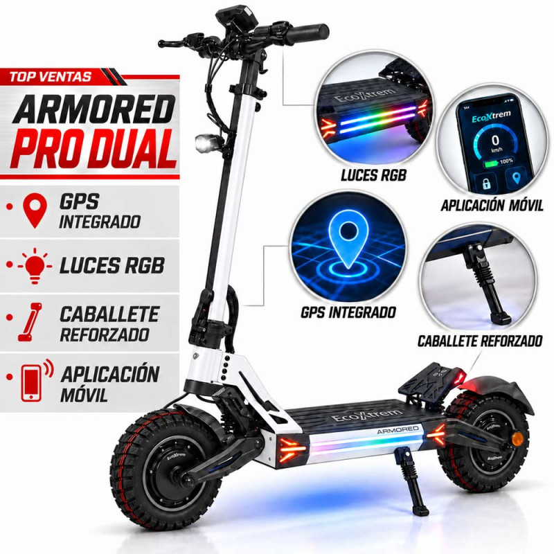 Ecoxtrem M41 Armored Dual Blanc | Madridrueda