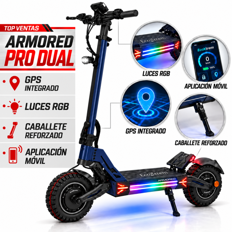 Ecoxtrem M41 Armored Dual Bleu | Madridrueda